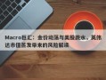 Macro巨汇：金价动荡与美股跳水，英伟达市值蒸发带来的风险解读