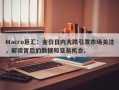 Macro巨汇：金价日内大跌引发市场关注，解读背后的数据和交易机会。