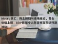Macro巨汇：降息预期与市场反应，黄金价格上扬，ADP数据令人失望导致市场预期波动！