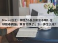 Macro巨汇：降息50基点前景不明！全球股市震荡，黄金也跌了，下一步怎么走？
