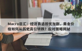 Macro巨汇：经济衰退担忧加剧，黄金价格如何从历史高位转跌？应对策略揭秘