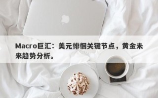 Macro巨汇：美元徘徊关键节点，黄金未来趋势分析。