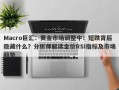 Macro巨汇：黄金市场调整中！短跌背后隐藏什么？分析师解读金价RSI指标及市场趋势