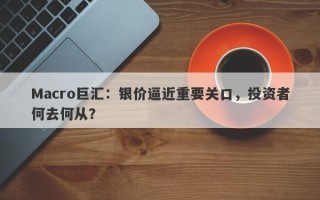 Macro巨汇：银价逼近重要关口，投资者何去何从？