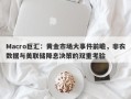 Macro巨汇：黄金市场大事件前瞻，非农数据与美联储降息决策的双重考验