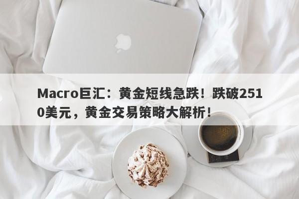 Macro巨汇：黄金短线急跌！跌破2510美元，黄金交易策略大解析！-第1张图片-Macro Global Markets巨汇
