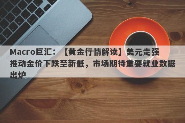 Macro巨汇：【黄金行情解读】美元走强推动金价下跌至新低，市场期待重要就业数据出炉-第1张图片-Macro Global Markets巨汇
