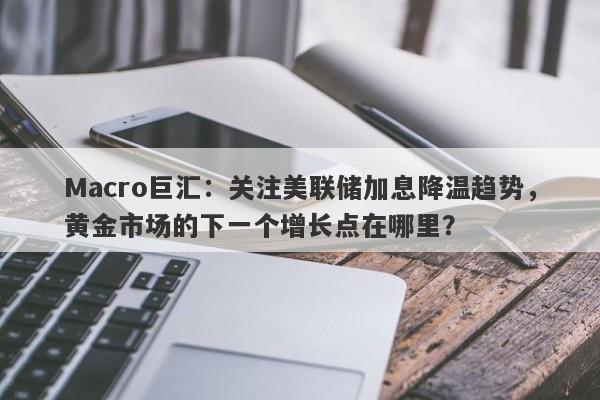 Macro巨汇：关注美联储加息降温趋势，黄金市场的下一个增长点在哪里？-第1张图片-Macro Global Markets巨汇