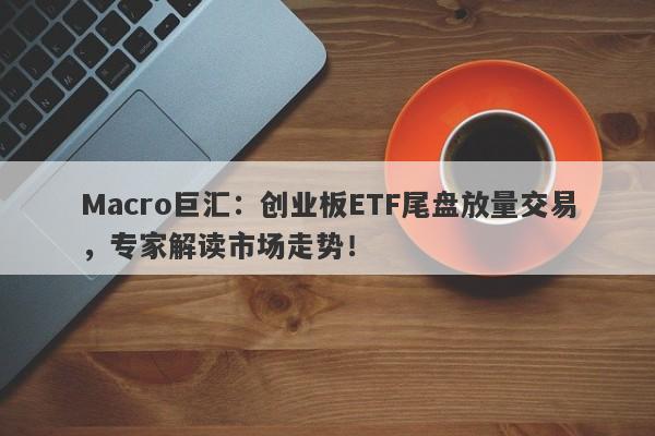 Macro巨汇：创业板ETF尾盘放量交易，专家解读市场走势！-第1张图片-Macro Global Markets巨汇