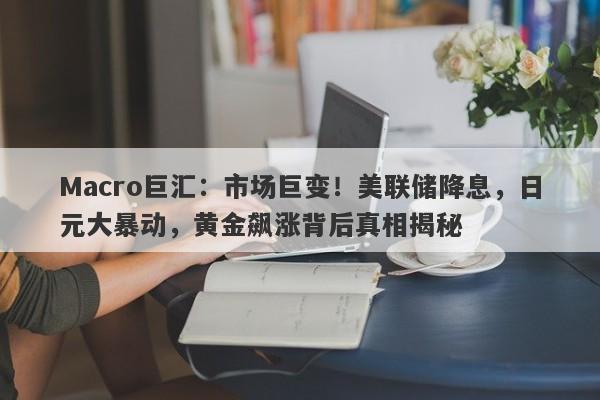 Macro巨汇：市场巨变！美联储降息，日元大暴动，黄金飙涨背后真相揭秘-第1张图片-Macro Global Markets巨汇