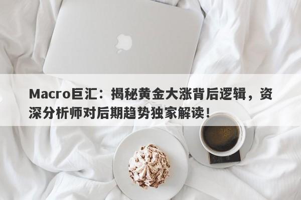 Macro巨汇：揭秘黄金大涨背后逻辑，资深分析师对后期趋势独家解读！-第1张图片-Macro Global Markets巨汇