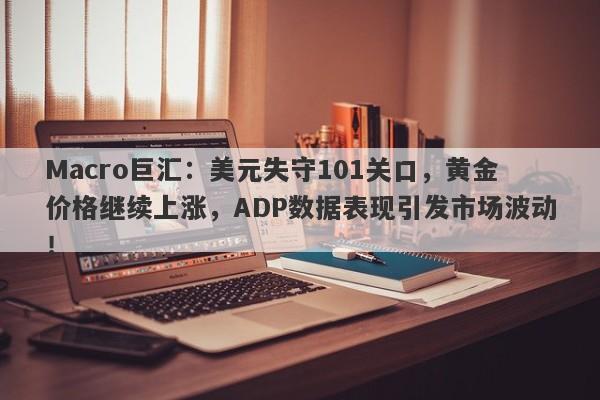Macro巨汇：美元失守101关口，黄金价格继续上涨，ADP数据表现引发市场波动！-第1张图片-Macro Global Markets巨汇