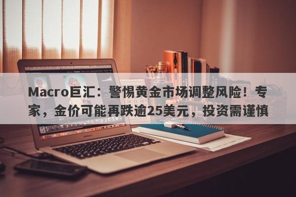 Macro巨汇：警惕黄金市场调整风险！专家，金价可能再跌逾25美元，投资需谨慎-第1张图片-Macro Global Markets巨汇