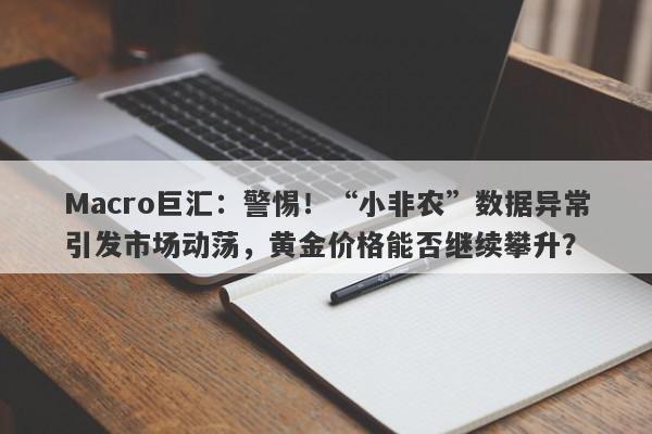 Macro巨汇：警惕！“小非农”数据异常引发市场动荡，黄金价格能否继续攀升？-第1张图片-Macro Global Markets巨汇