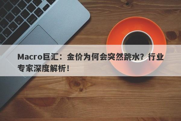 Macro巨汇：金价为何会突然跳水？行业专家深度解析！-第1张图片-Macro Global Markets巨汇