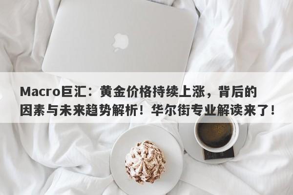 Macro巨汇：黄金价格持续上涨，背后的因素与未来趋势解析！华尔街专业解读来了！-第1张图片-Macro Global Markets巨汇